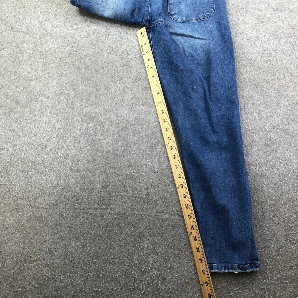Lucky Brand Overalls Womens XS Blue Denim Slim Fit Adjustable Straps One Piece - Picture 8 of 10
